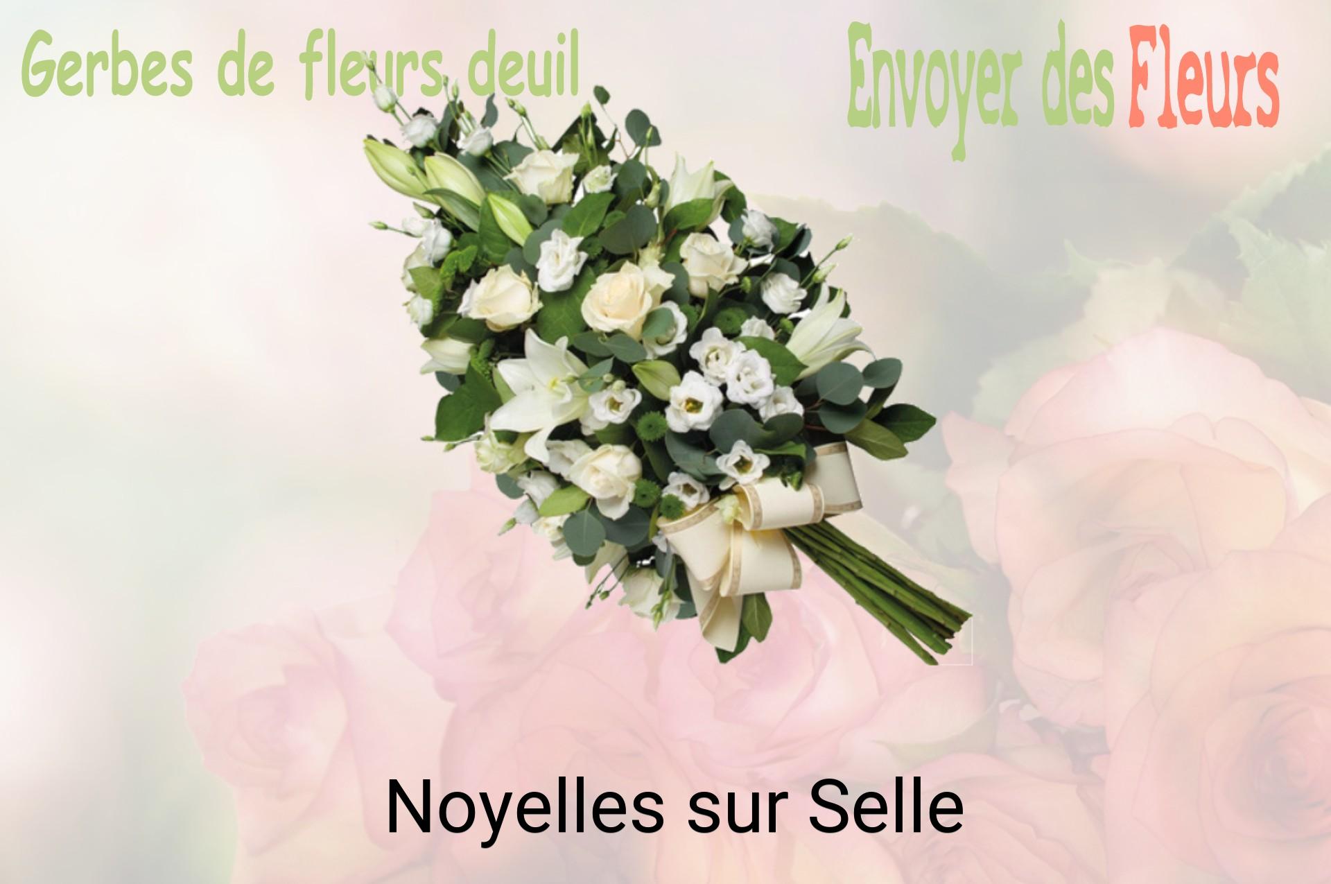 Gerbe de fleurs de deuil livrée à Noyelles-sur-Selle